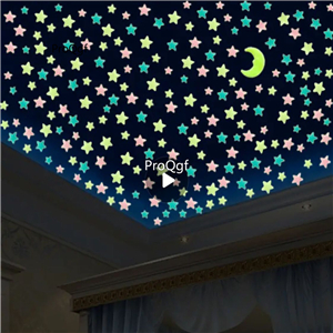 12usd Ngryise 200Pcs A Set Star shape night shine star sticker