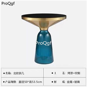 229usd Ngryise 1Pcs A Set diameter 50cm height 53.5cm glass nordic table
