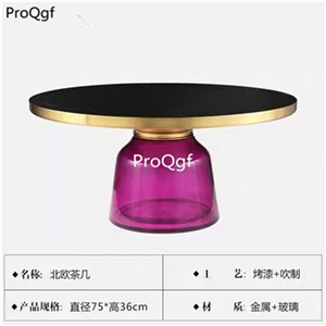 399usd Ngryise 1Pcs A Set diameter 75cm height 36cm glass nordic table