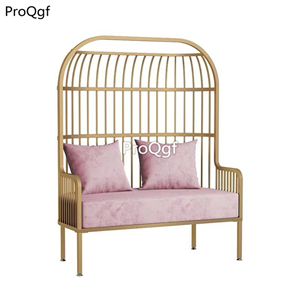 299usd Ngryise 1Pcs A Set bird nest style coffee store chair with cushion price two people seat
