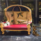 509usd hot rare Ngryise 1Pcs A Set bird nest style sofa ancient style many series