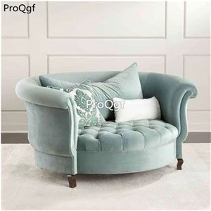 299usd ngryise 1 set American Round Cloth Modern sofa