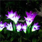 19usd Ngryise 1pcs a set lily flower shape lawn grass use light