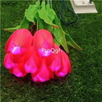 39usd Ngryise 3pcs a set tulip shape lawn grass use light