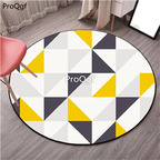 12usd Ngryise 1 set ins style fashion bedroom round shape floor mat