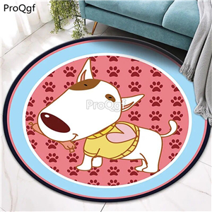 12usd dear Ngryise 1 set ins lovely animal fans round shape floor mat