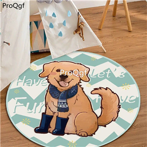 12usd weird Ngryise 1 set ins lovely animal fans round shape floor mat