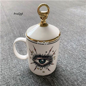 12usd Ngryise 1Pcs A Set Eye series Ceramic Decorative cup