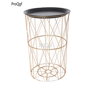 29usd Nordic Wrought Iron Net Red Living Room Bedroom Sofa Side Multi-function Round Corner Table