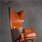 399usd Ngryise Single Nordic luxurious artist like niujiao Chair leg color can gold or black leave message