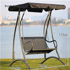299usd Ngryise 1 Set Garden Patio Waterproof Outdoor Sunshade swing chair 172*146*114cm