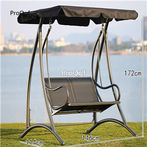 299usd Ngryise 1 Set Garden Patio Waterproof Outdoor Sunshade swing chair 172*146*114cm