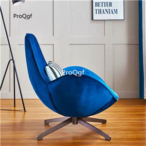 399usd Ngryise 1 Set 87*84cm luxurious business blue lazy egg shell series sofa