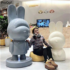 129usd Ngryise 1 Set minshuku 40*17*17cm rabbit series statue