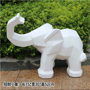 299usd Ngryise 1 Set 75*30*52cm geometric elephant statue