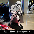 800usd Ngryise 1 Set cinema white warrior series statue