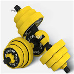 159usd Ngryise 2Pcs A Set 20kg*2pcs dumbbell shining yellow