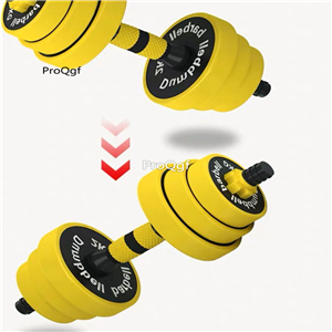 159usd Ngryise 2Pcs A Set 20kg*2pcs dumbbell shining yellow