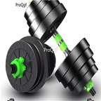 89usd Ngryise 2Pcs A Set 15kg*2pcs dumbbell black with little green