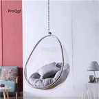 169usd Ngryise 1 set Minshuku oval hanging swing chair
