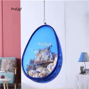 169usd Ngryise 1 set Minshuku oval hanging swing chair