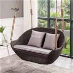 299usd Ngryise 1 Set 130*65cm two people seat hanging rattan ins series swing ch air