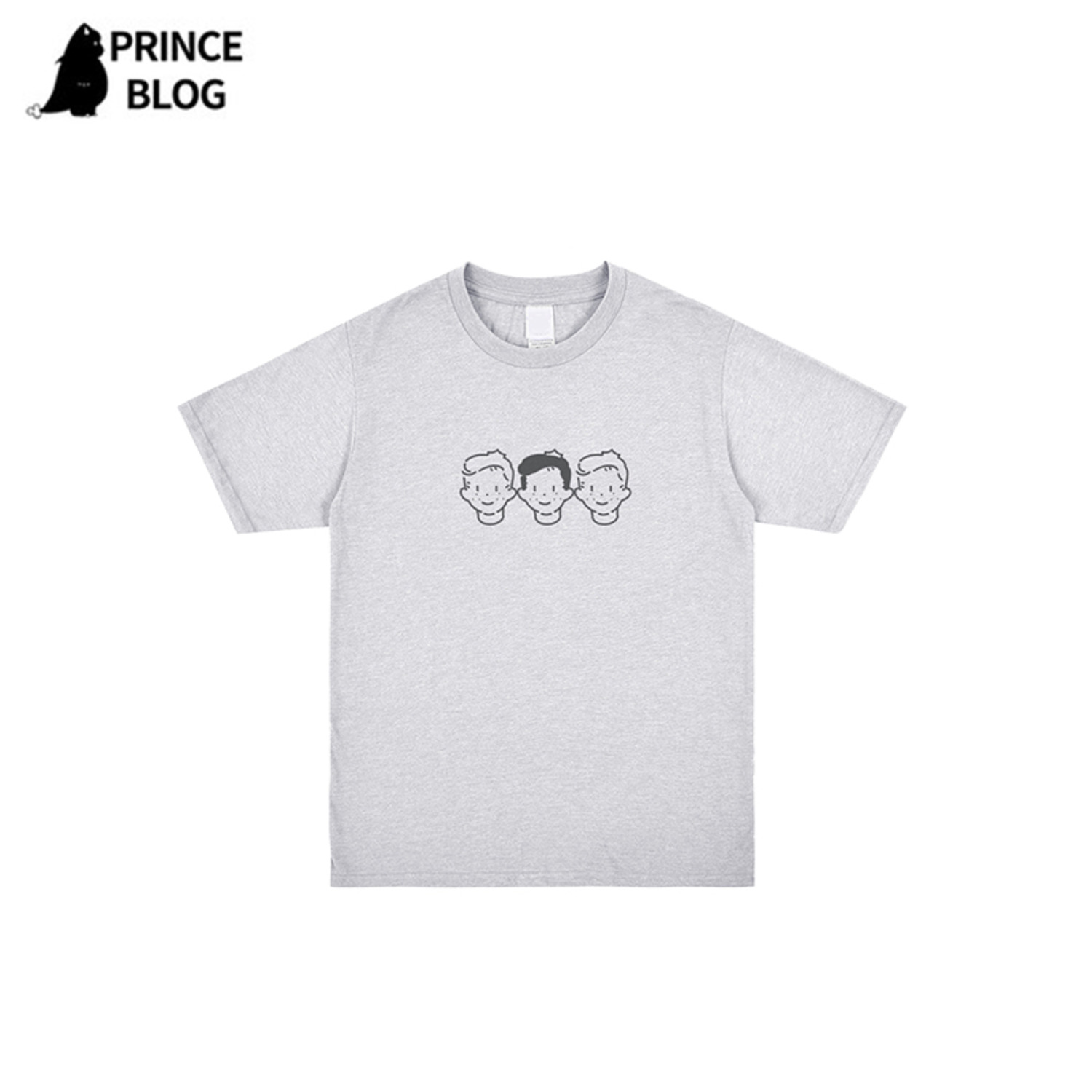 小王子官方联名夏季新款小王子头印花短袖纯棉宽松圆领T恤-3