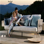 439usd Ngryise 1 Set rattan single minshuku relax two people seat sofa