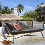 269usd Ngryise 1 Set 145*75*70cm classic rattan two people seat sofa