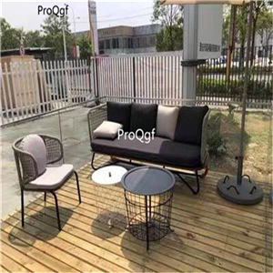 269usd Ngryise 1 Set 145*75*70cm classic rattan two people seat sofa