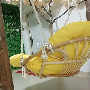 119usd Ngryise 1 Set 85*47cm classic rattan hanging swing chair