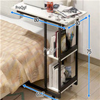 59usd Ngryise 1 Set 80*75*40cm Modern Simple Tea Table With Roller Easy To Move
