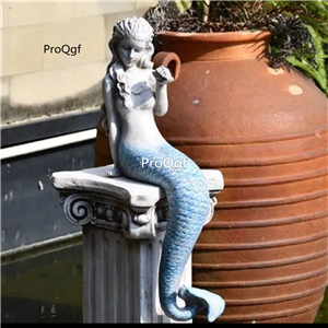 69usd Ngryise 1 Set Courtyard Mermaid Flower pot statues