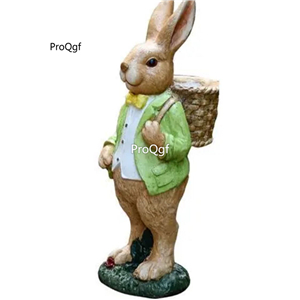 39usd Ngryise 1 Set Courtyard Rabbit Family series statue flower pot