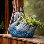 59usd Ngryise 1 Set Courtyard 44*40*22cm swan shape flower pot