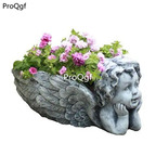 59usd Ngryise 1 Set Courtyard 55*34*22cm thinking angel series flower pot