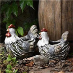 39usd Ngryise 1 Set Courtyard 28*28*24cm chicken flower pot statue