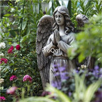 99usd Ngryise 1 Set Courtyard 84*40*25cm bless angel series statue