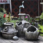 59usd Ngryise 1 Set Courtyard ancient europe feel statue flower pot