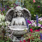 89usd Ngryise 1 Set Courtyard swing angel floewr pot ancient series statue