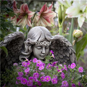 89usd Ngryise 1 Set Courtyard swing angel floewr pot ancient series statue