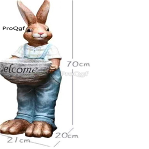 69usd Ngryise 1 Set Courtyard lady or gentleman rabbit series flower pot