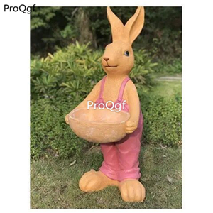 99usd Ngryise 1 Set Courtyard rabbit many series statue flower pot