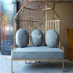 459usd Ngryise 1 Set 160*150*60cm bird cage three people seat sofa