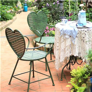 69usd Prodgf 1Pcs A Set heart shape ancient series garden chair