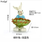59usd Ngryise 1 Set Creative Europe rabbit series flower pot