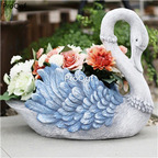 59usd Ngryise 1 Set Creative Europe swan cute flower pot