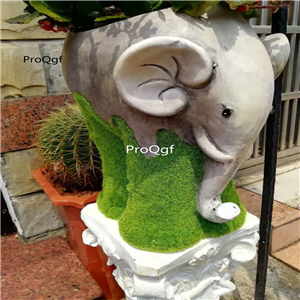 59usd Ngryise 1 Set Creative Europe elephant series flower pot statue