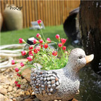 39usd Ngryise 1 Set Creative Europe duck series flower pot statue