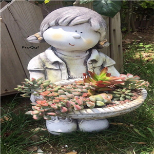 59usd Ngryise 1 Set Creative Europe lovely girl series flower pot statue